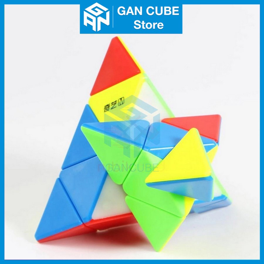 Rubik Pyraminx Nam Châm QiYi MS Magnetic Stickerless Rubic Tam Giác Đồ Chơi Trí Tuệ - GAN CUBE Store
