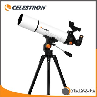 Kính thiên văn khúc xạ Celestron SCTW 80 - 805A Libra tặng kèm túi đựng và kẹp điện thoại