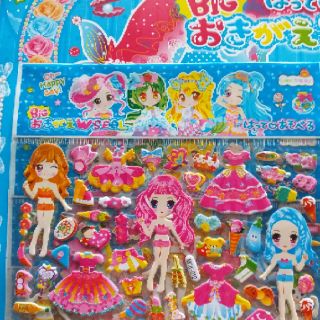 Sticker (hình dán nổi) búp bê cho bé (Mẫu ngẫu nhiên)