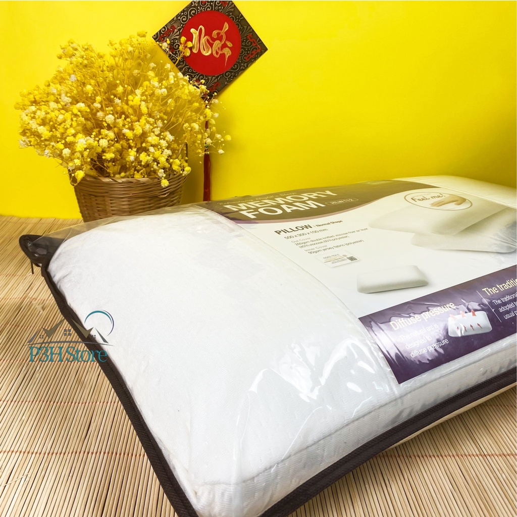 Gối thẳng Memory Foam Lock&amp;Lock HLW112
