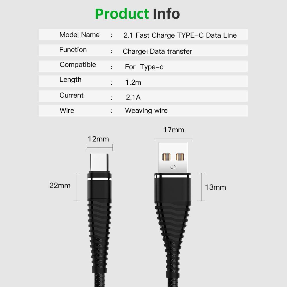 Cáp Sạc Nhanh USB Type C Có Thể Thu Gọn Tiện Dụng