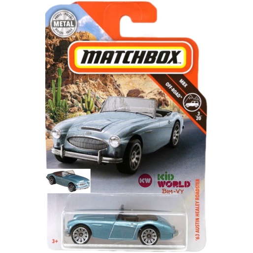 Xe mô hình Matchbox '63 Austin Healey Roadster FYR29.