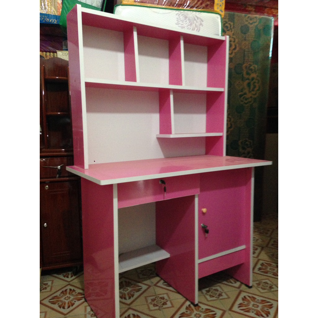 Bàn học sinh liền kệ 1mx45x145 giá rẻ HCM