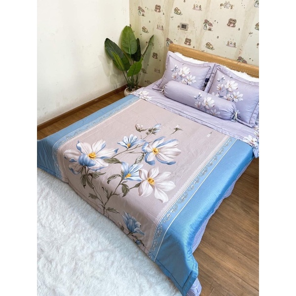 CHĂN GA GỐI COTTON LIVING CHẦN SIÊU SANG