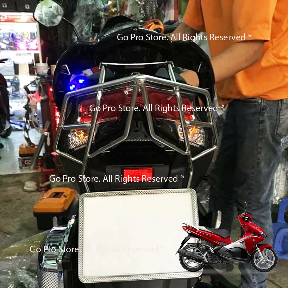 Khung Bảo Vệ Đèn Lái AIR BLADE Inox 06 Ly