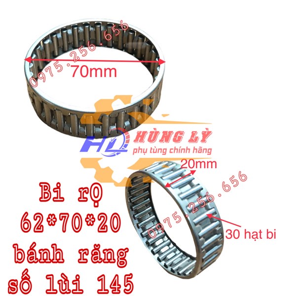 Bi rọ 62*70*20 Bánh răng số lùi 145 bi rọ các loại phụ tùng ô tô phụ tùng máy nông nghiệp phụ tùng Hùng Lỳ