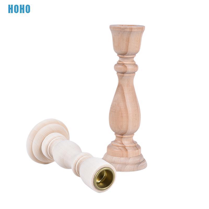 Chân nến bằng gỗ phong cách cổ điển độc đáo