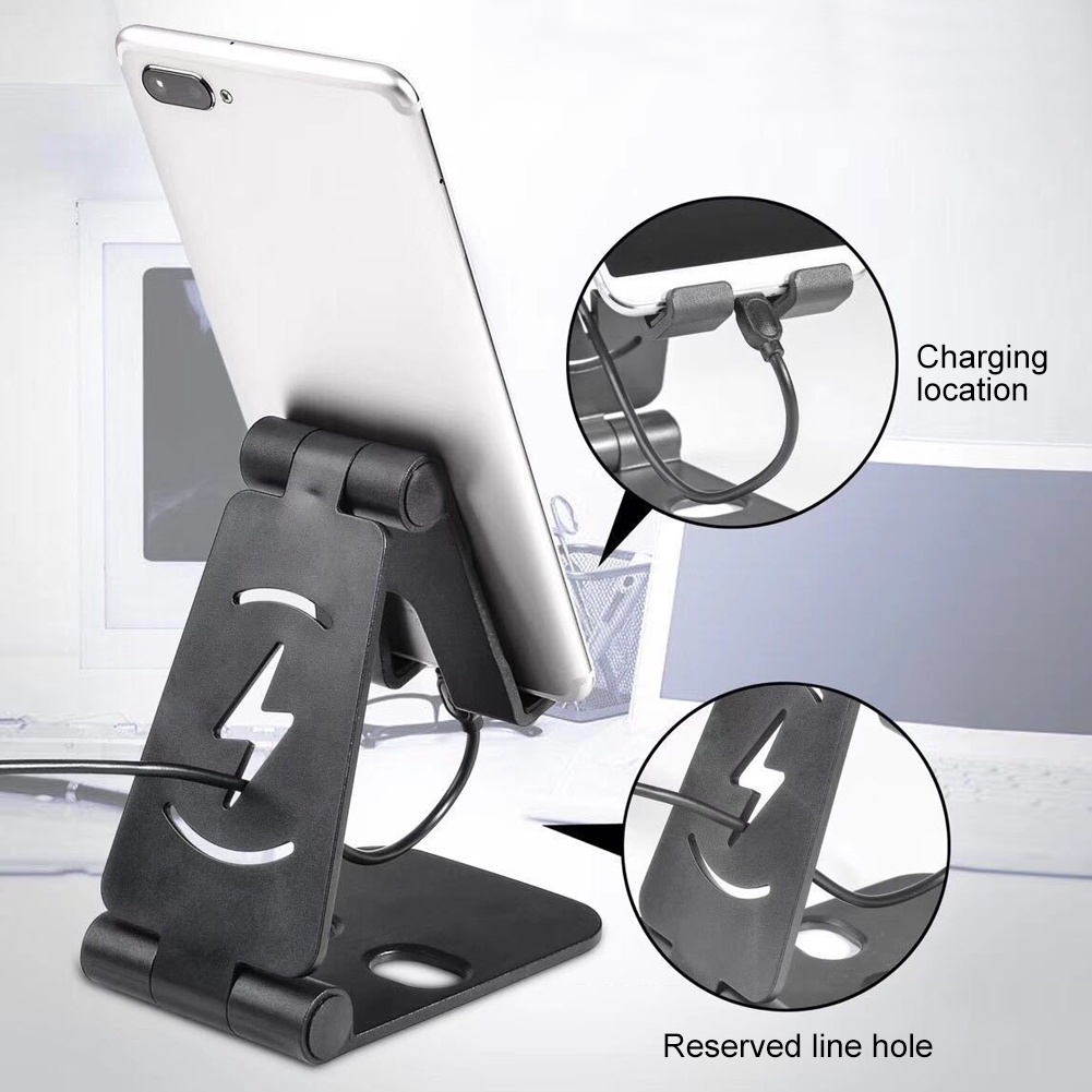 Giá đỡ điện thoại/máy tính bảng bằng silicon chống trượt màu cầu vồng thông dụng