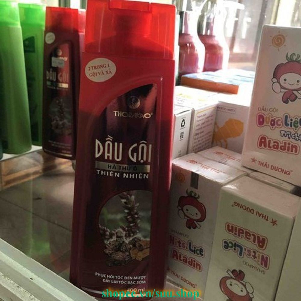 Dầu Gội Thorakao 400ml Tinh Chất Hà Thủ Ô, suu.shop cam kết 100% chính hãng