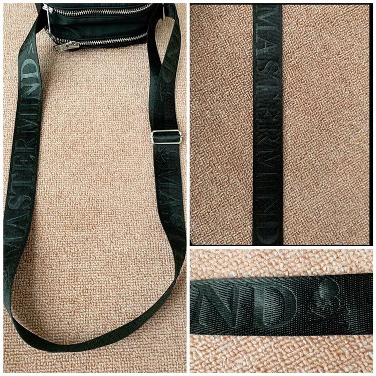 Túi đeo chéo Mastermind x The North Face black shoulder bag