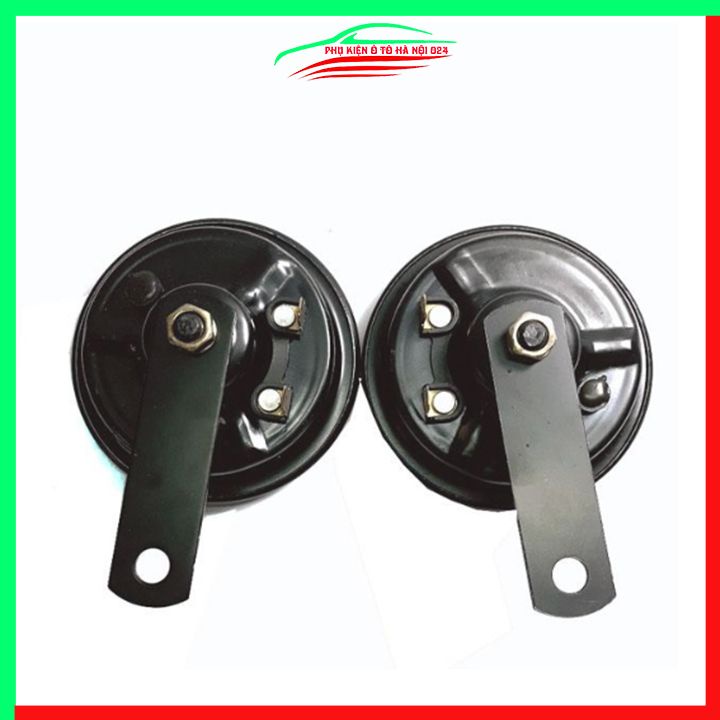Bộ 2 còi ô tô đĩa Đức dùng điện 12V NW dùng cho ô tô xe máy