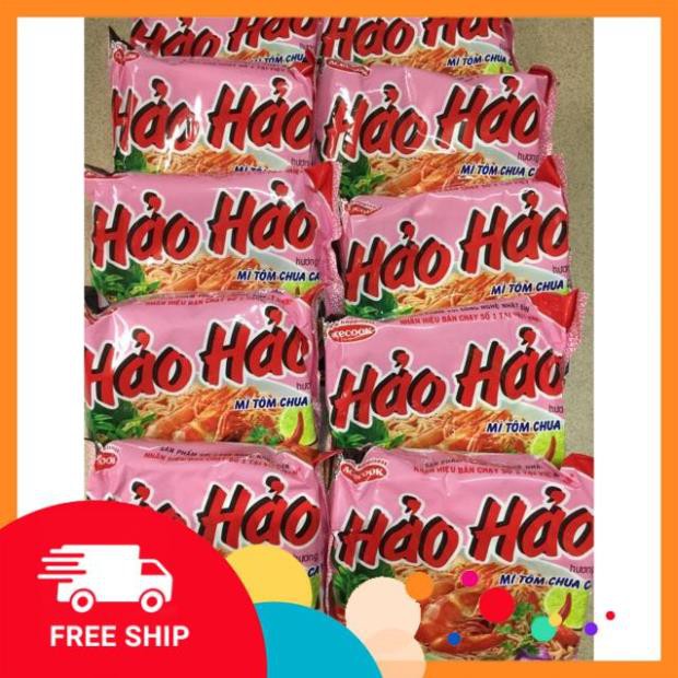 [GIAO NGAYT] 1 Thùng mì Hảo Hảo tôm chua cay 30 gói x 75g