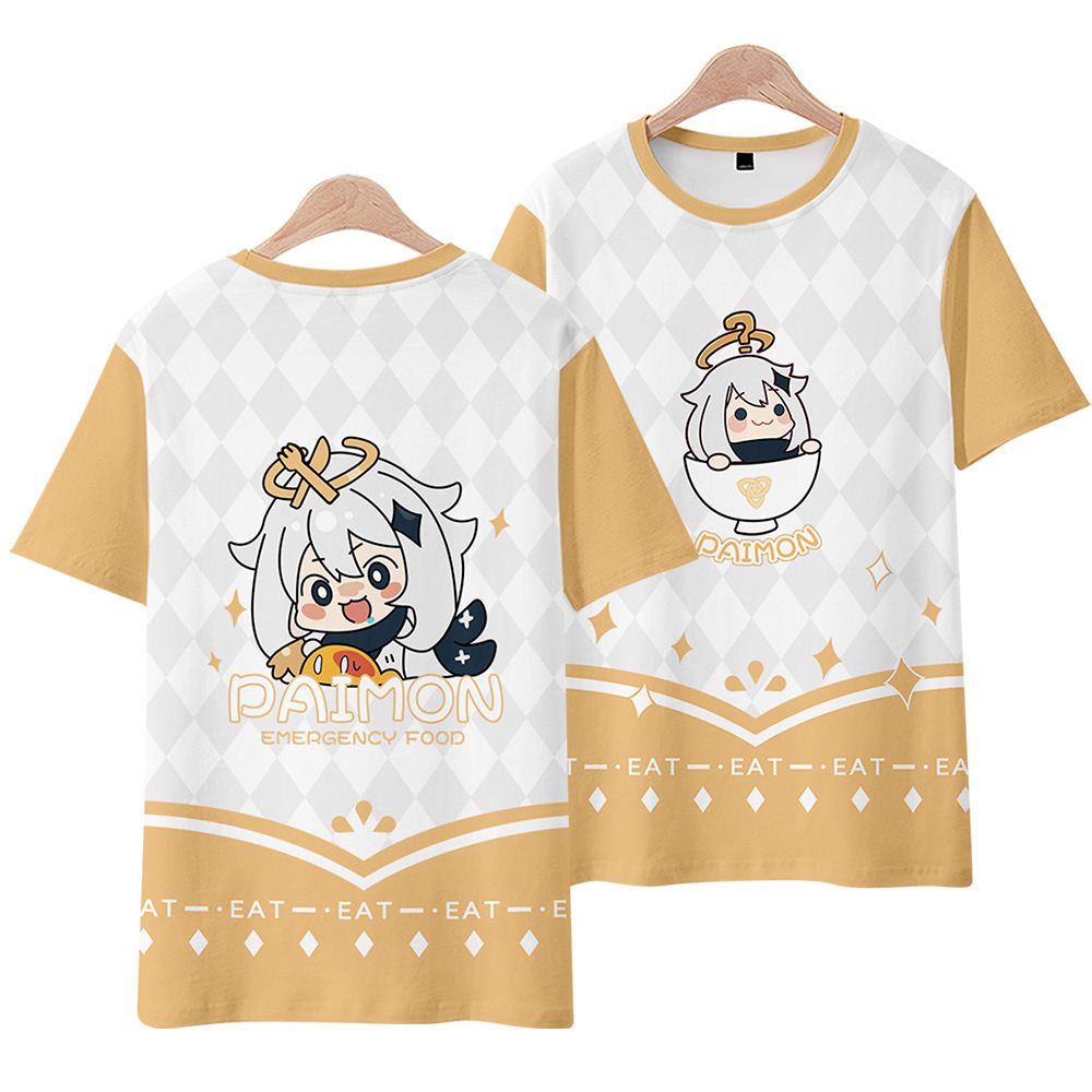 Áo thun thể thao tay ngắn hóa trang nhân vật Klee Qiqi Paimon Keqing Diluc | BigBuy360 - bigbuy360.vn