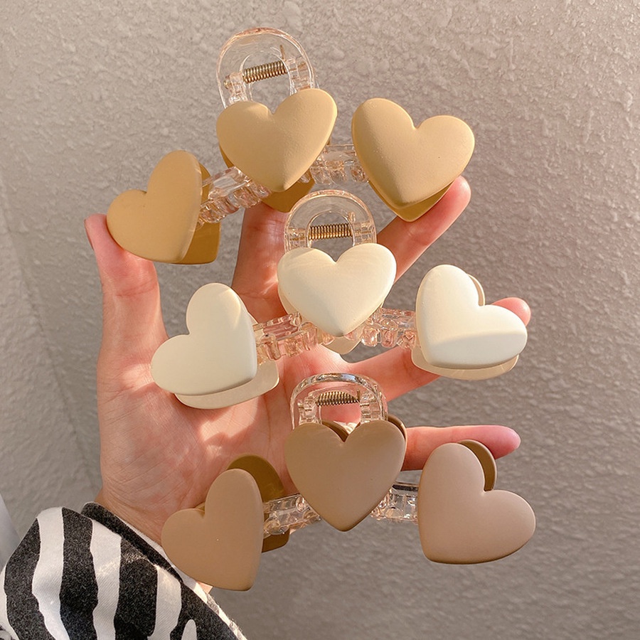 Kẹp Tóc Hình Trái Tim Đính Ngọc Trai Nhân Tạo Thời Trang