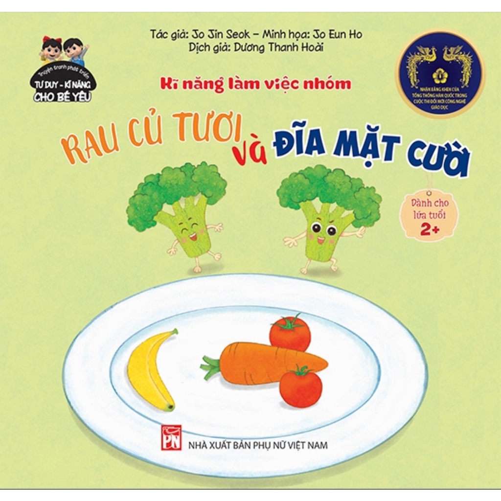 Sách - Kĩ Năng Làm Việc Nhóm - Rau Củ Tươi Và Đĩa Mặt Cười - PNU