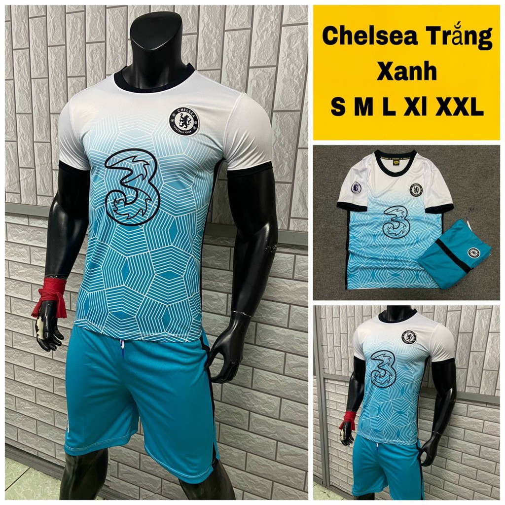 BỘ QUẦN ÁO ĐÁ BANH CLB CHELSEA MỚI NHẤT 21/22
