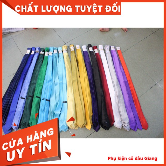 Combo 100 cà vạt đen bản nhỏ 5cm sx tại Việt nam