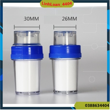 Đầu lọc nước bằng bông tại vòi nhỏ gọn, tiện lợi tốc độ lọc nước nhanh chóng, không cần sử dụng điện năng