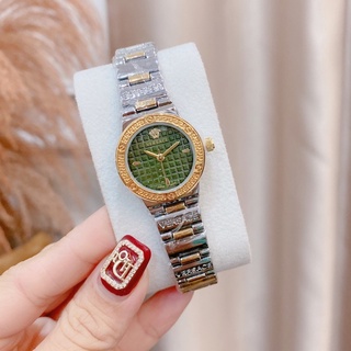 Đồng hồ nữ đeo tay versace đẹp cao cấp thời trang dây thép không gỉ cao câp chống nước