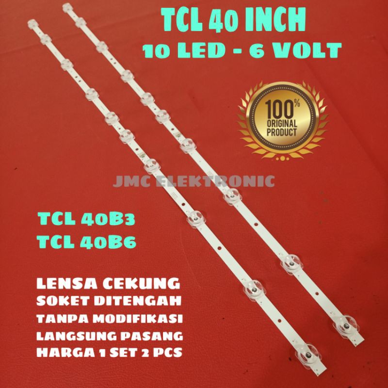 Đèn Led 40 Inch 40b3 40d6 Tcl 40b3 40d6 40hr330 10k 6v