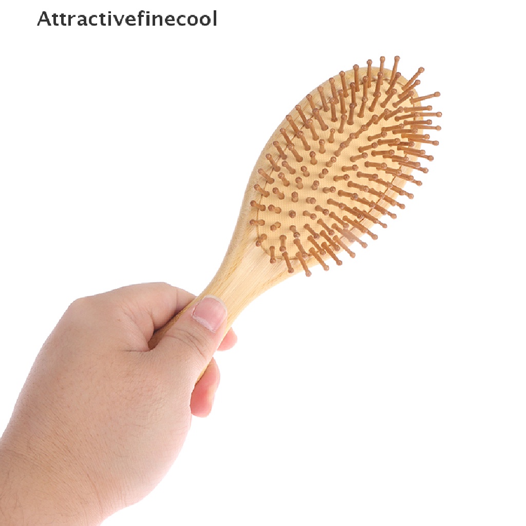 Lược Chải Tóc Massage Da Đầu Bằng Tre