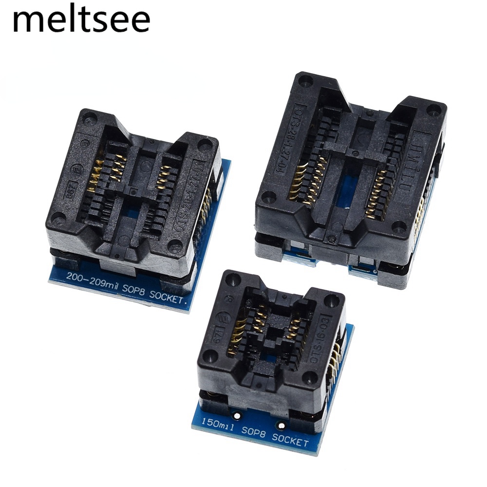 Thiết Bị Chuyển Đổi SOIC8 SOP8 SOP16 Sang DIP8 Rộng 150mil 200mil 208mil 300mil Programme SOP8 Adapter Socket for IC test