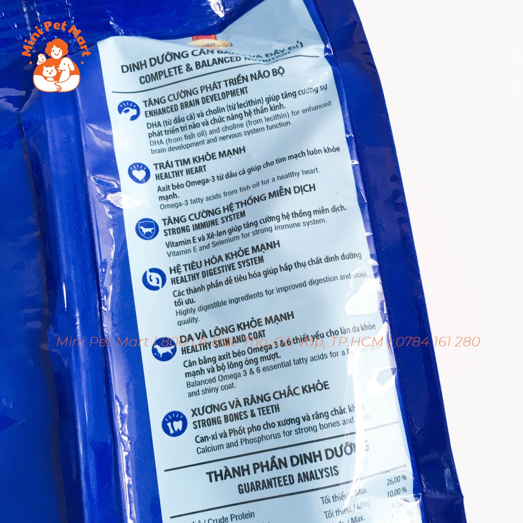 Thức ăn hạt khô cho chó con SMARTHEART 400g - Vị thịt bò và sữa