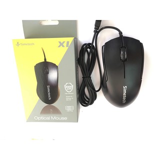 CHUỘT MÁY TÍNH CÓ DÂY SIMETECH X1 Black