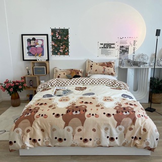 Bộ cotton poly chăn ga 4 món