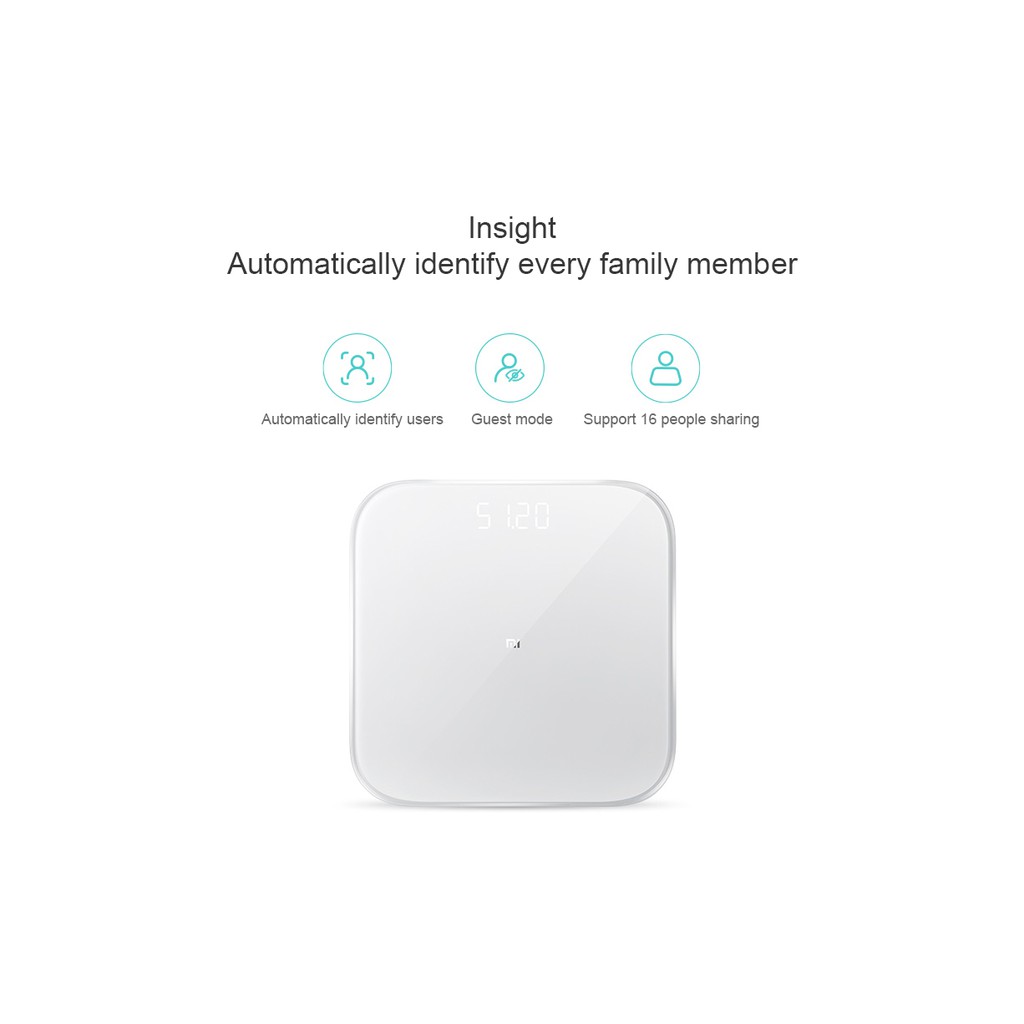 Cân Điện Tử Thông Minh Bluetooth Xiaomi Smart Scale Gen 2-milifeshop