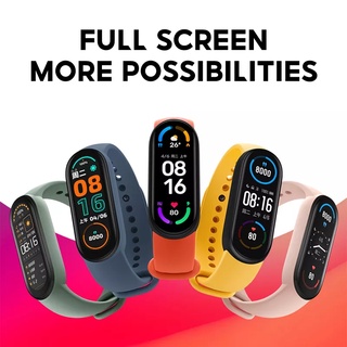 Vòng đeo tay thông minh, theo dõi sức khỏe Xiaomi Smart Mi band 6, Theo dõi nhịp tim, giấc ngủ, đếm bước chân