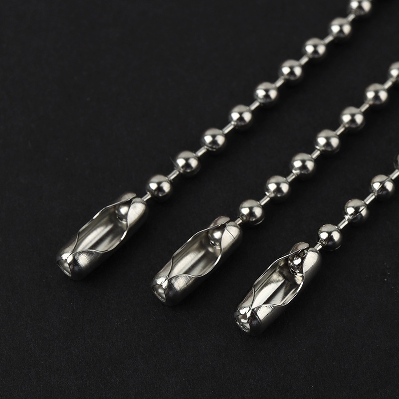 Set 100 Dây Đeo Đồ Chơi Hạt Tròn Bằng Kim Loại Mạ Điện