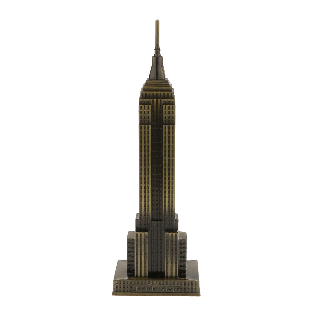 Mô hình Tòa Nhà Empire State Building nước Mỹ bằng kim loại Cao 18/22cm