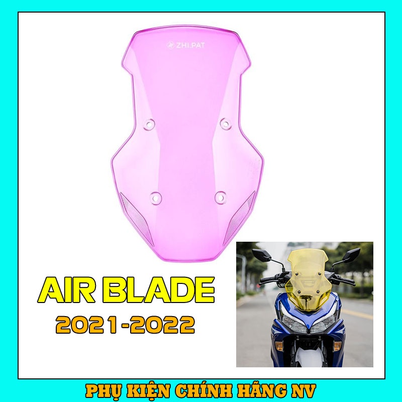 Kính chắn gió xe máy Air Blade 2021, 2022, chắn gió AB trong suốt Zhi.pat chính hãng – BH 12 Tháng
