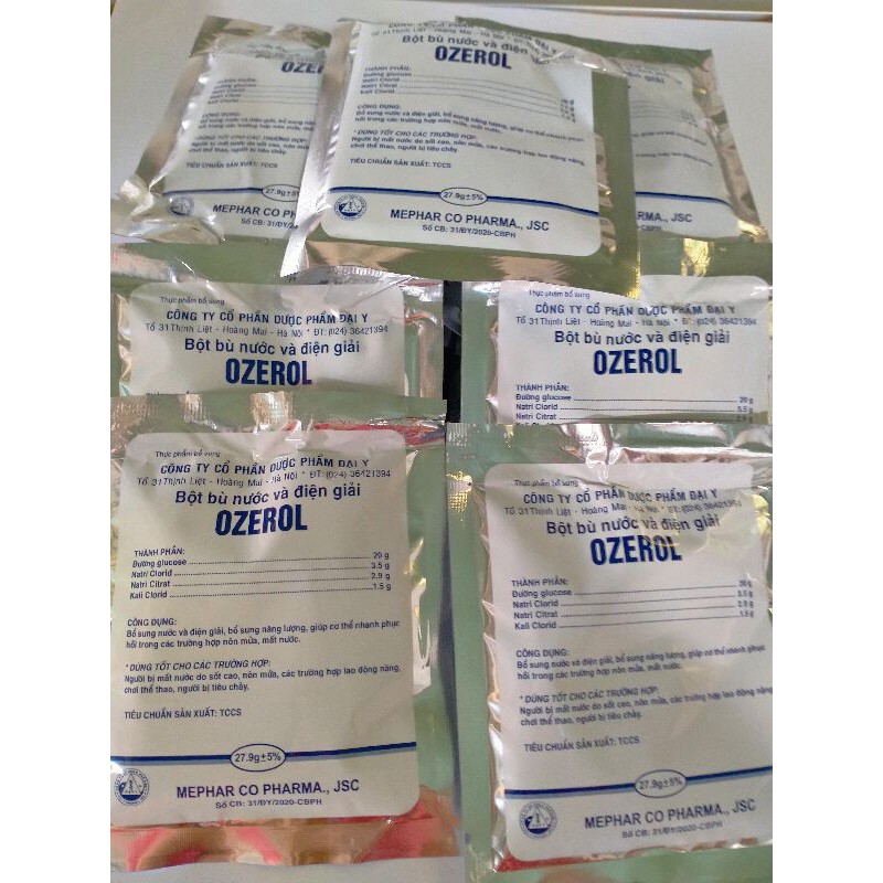 Bù nước và điện giải OZEROL