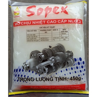 Mỡ bò chịu nhiệt sopex bịch 450gr