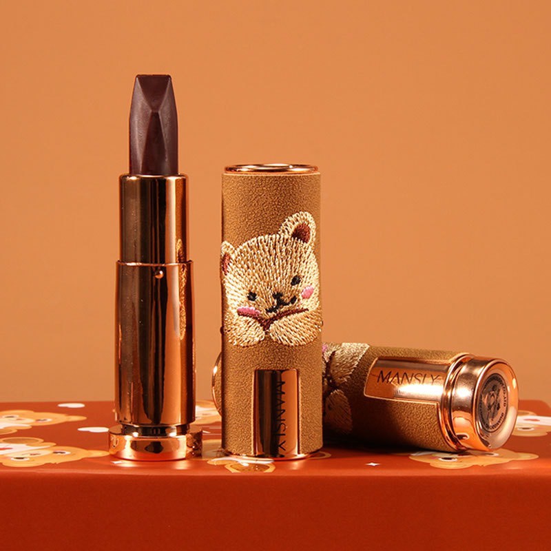 Bộ trang điểm phấn tươi + son lỳ 3 màu cao cấp Masly Gấu | BigBuy360 - bigbuy360.vn