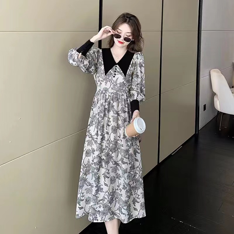 đầm công sở váy hoa nhí vintage đầm dài đầm công sở váy sang chảnh đầm bigsize nữ đầm đi tiệc váy tiểu thư sang chảnh váy nữ xinh đầm tay dài