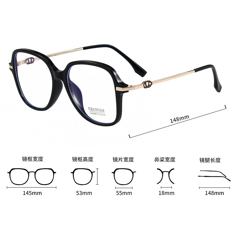 Mắt Kính Chống Ánh Sáng Xanh Thời Trang Hàn Quốc Jz8908 | BigBuy360 - bigbuy360.vn