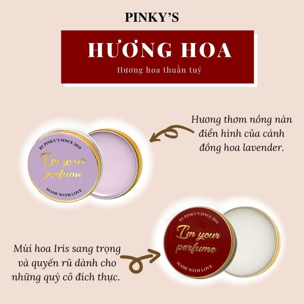 freeship Nước Hoa Khô PINKY'S - Nước hoa sáp bỏ túi bộ sưu tập I'm Your Perfume ! !