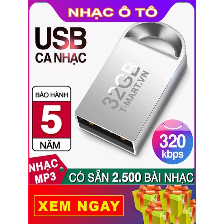 USB nhạc oto ô tô gồm 2500 bài hát các thể loại nhạc Trữ tình, nhạc trẻ, nhac Bolero,........dùng cho ô tô