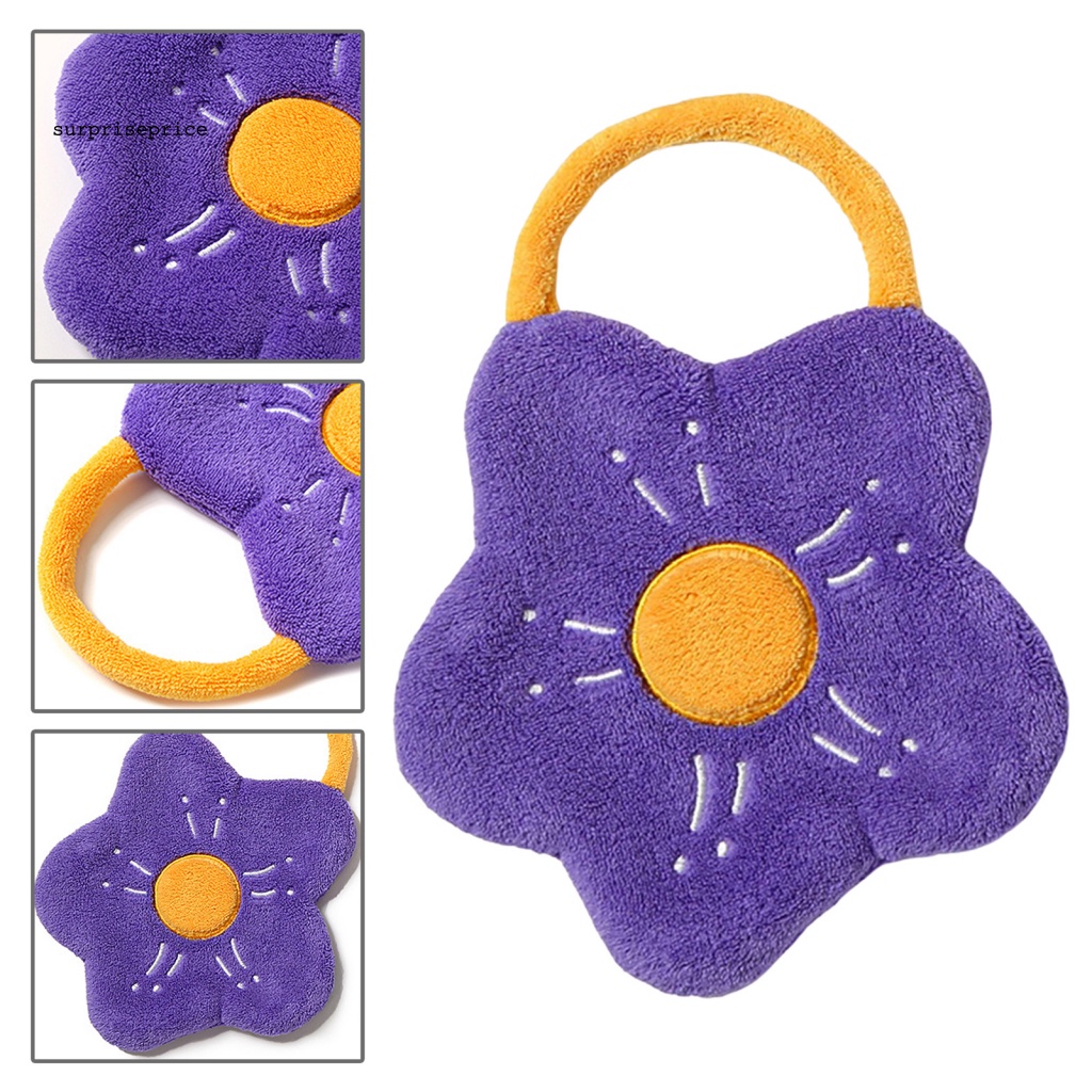 Khăn Lau Tay Dày Dặn Thoáng Khí Hình Hoa Cho Nhà Bếp / SPA