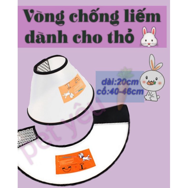 Vòng nhựa  cho thỏ an toàn dễ sử dụng