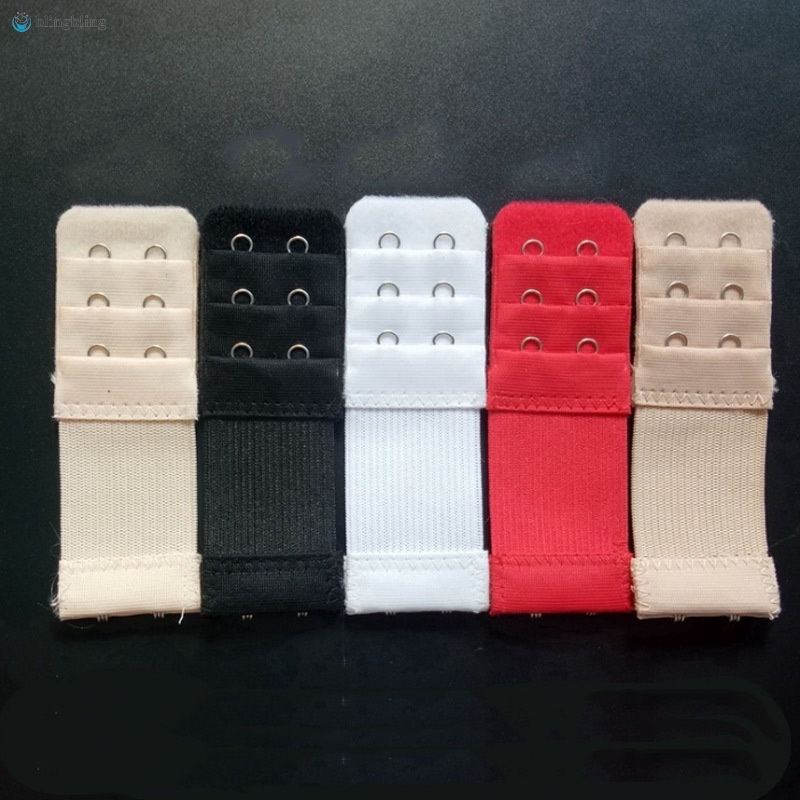 Women Bra Extender 3 Rows 2 Hooks Elastic Adjustable Lengthen Clasp for Underwear