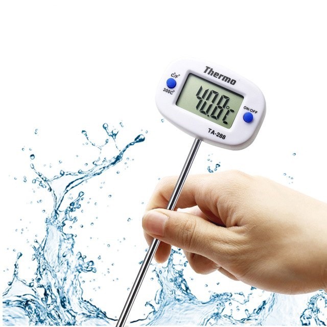 [Giảm giá sốc] Dụng cụ đo nhiệt độ nước pha sữa, thực phẩm chất liệu thép không gỉ