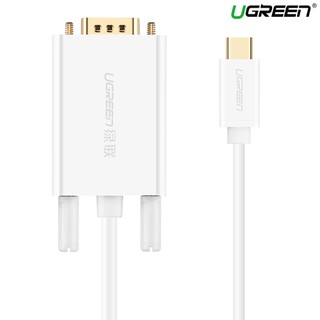 Cáp type-c ra vga dài 1.5m, màu trắng ugreen 30842