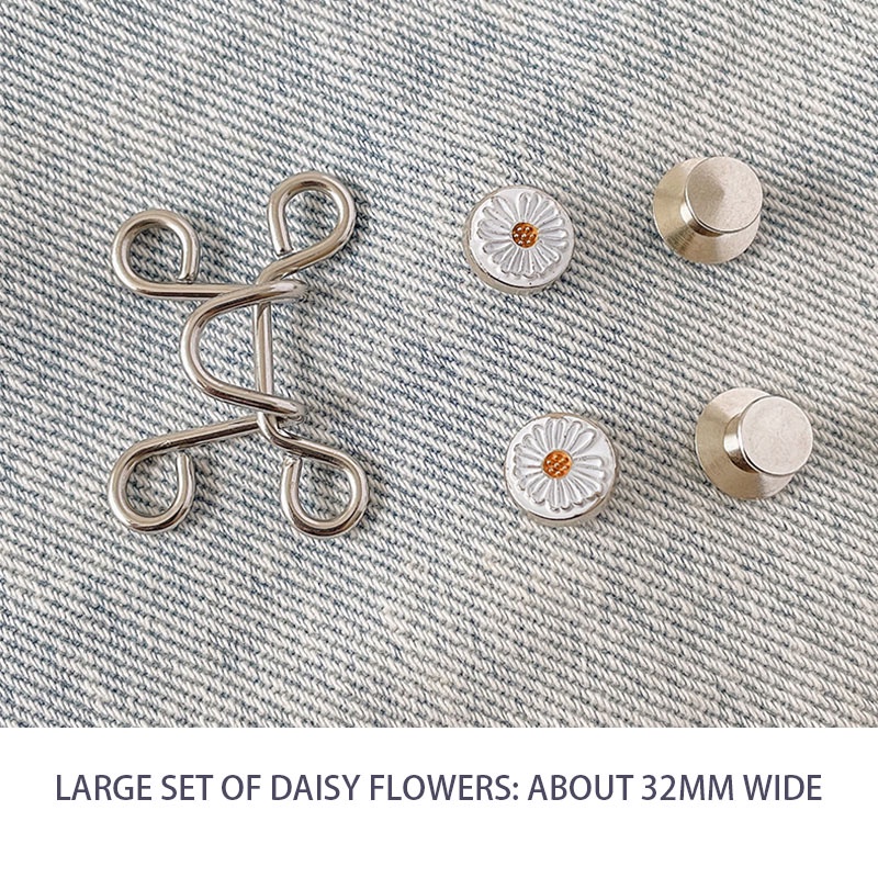 Nút cài sửa chữa thay đổi kích cỡ cho eo quần