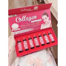 Collagen NANO - uống Hàn Quốc Hộp 7 chai làm trắng da trẻ hoá làn da xoá mờ nám đều màu da 03