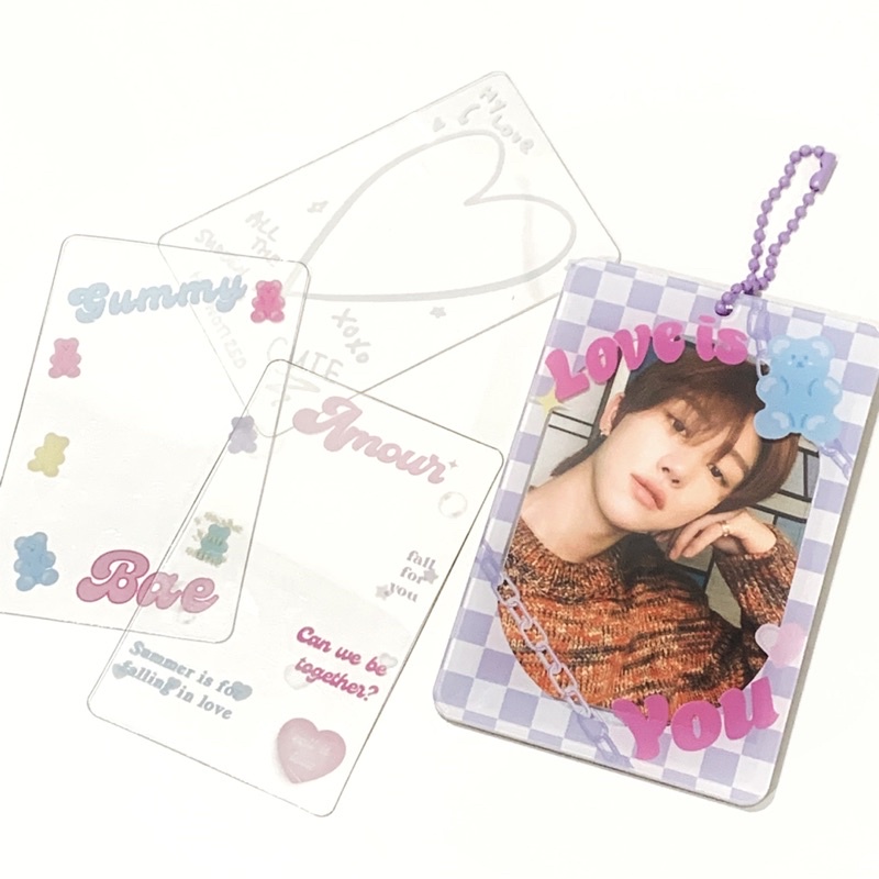 PHOTOCARD HOLDER ĐỰNG BẢO VỆ CARD CHẤT LIỆU ACRYLIC 💖 THẺ BẢO VỆ CARD