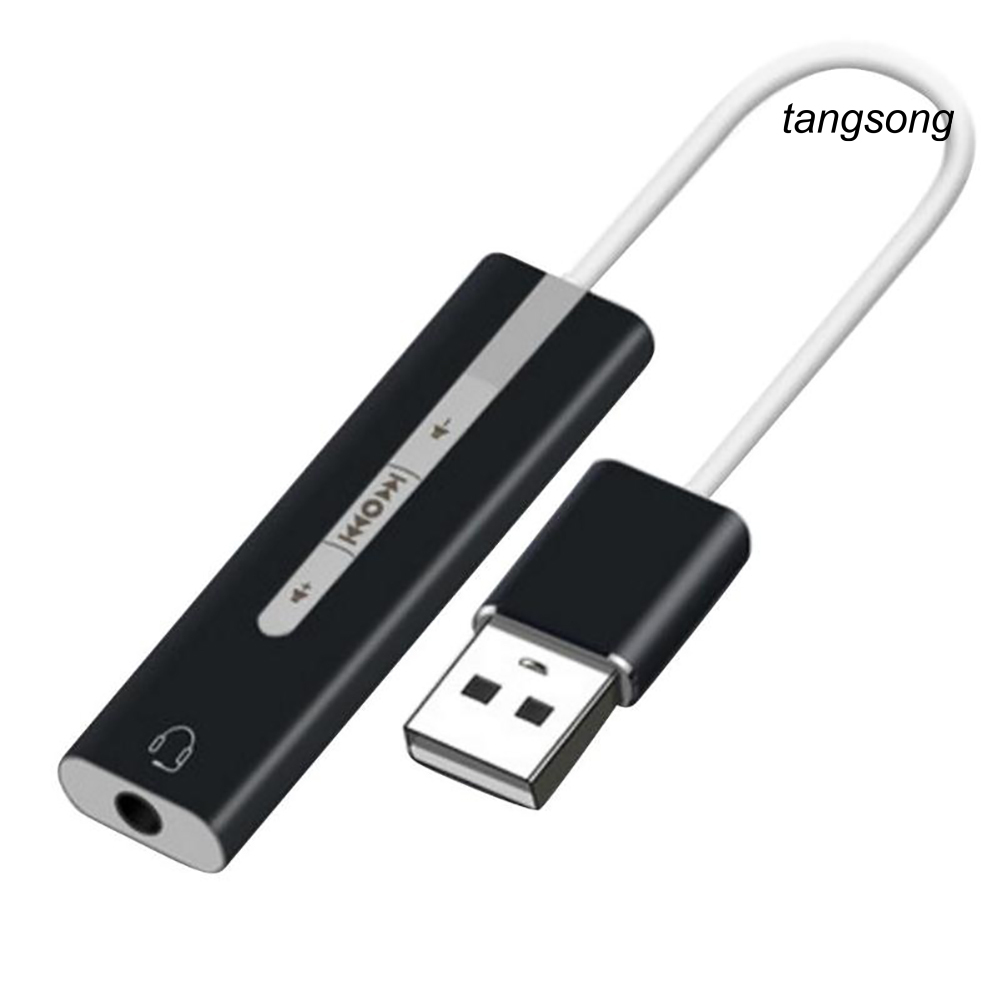 Card Âm Thanh Chuyển Đổi Cổng Usb Sang 3.5mm 7.1 Ts-2 Trong 1